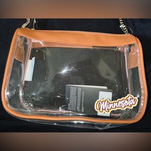 Logo brands Minnesota Hype Clear Gameday Crossbody bag
